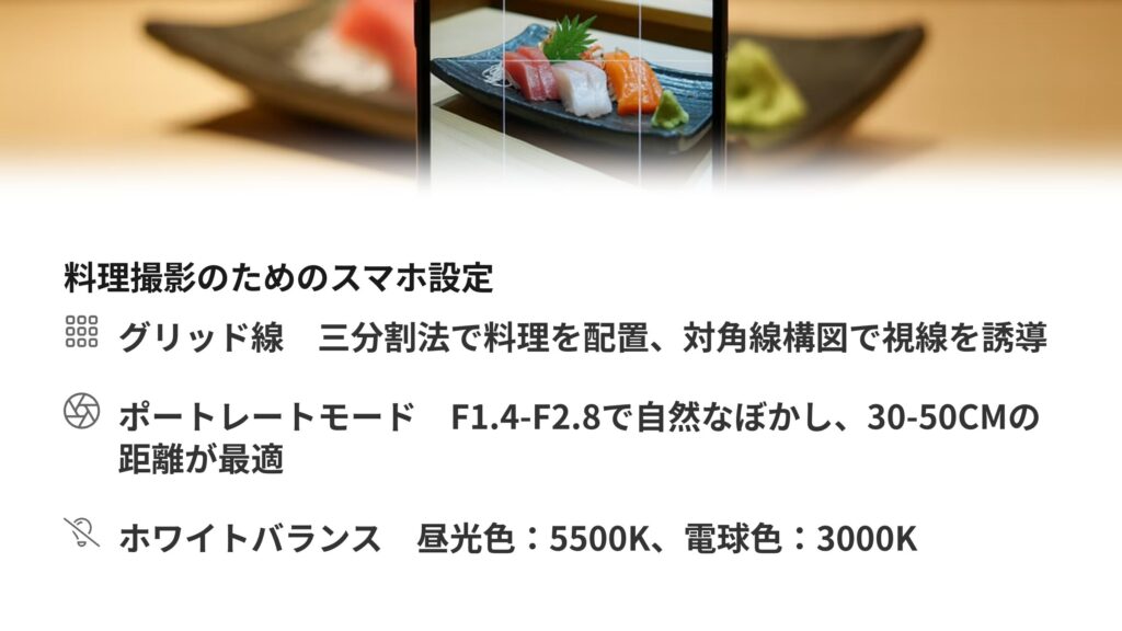 料理撮影に最適化したスマートフォン設定の完全ガイド