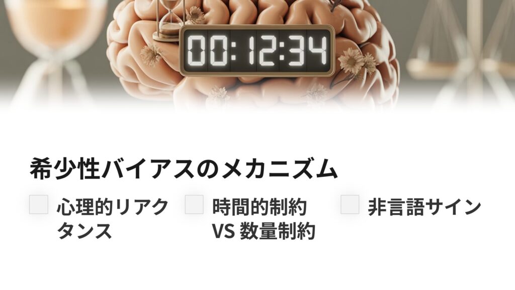 希少性バイアスのメカニズム