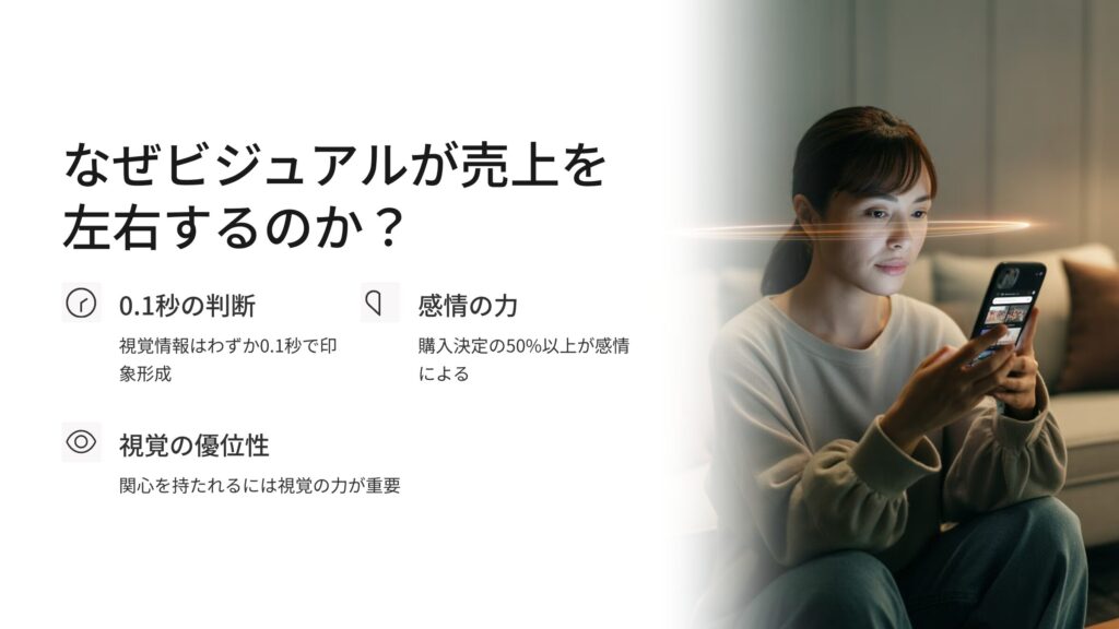 なぜビジュアルが売上を左右するのか?