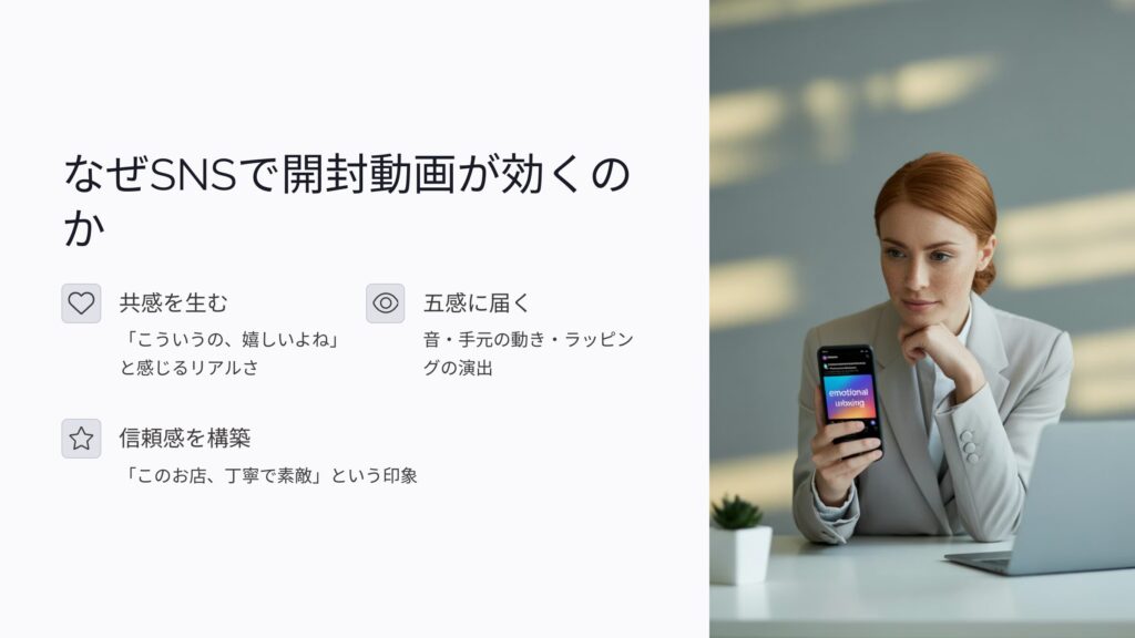 SNSで開封動画効く理由