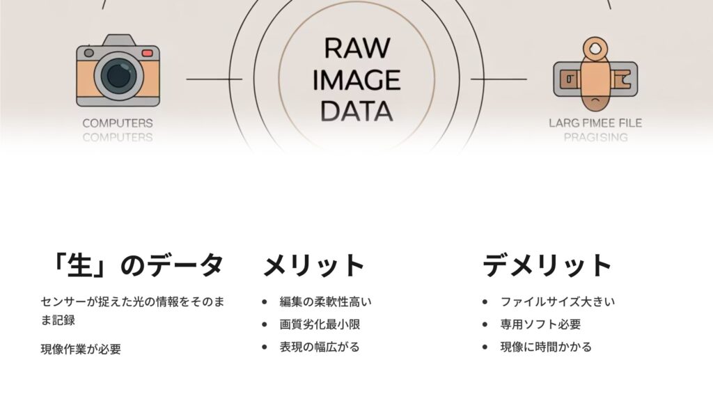 RAW(ロウ)とは?:「生」の可能性を秘めたフォーマット