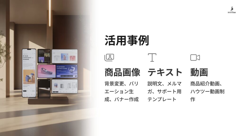 商品画像生成・編集の活用事例