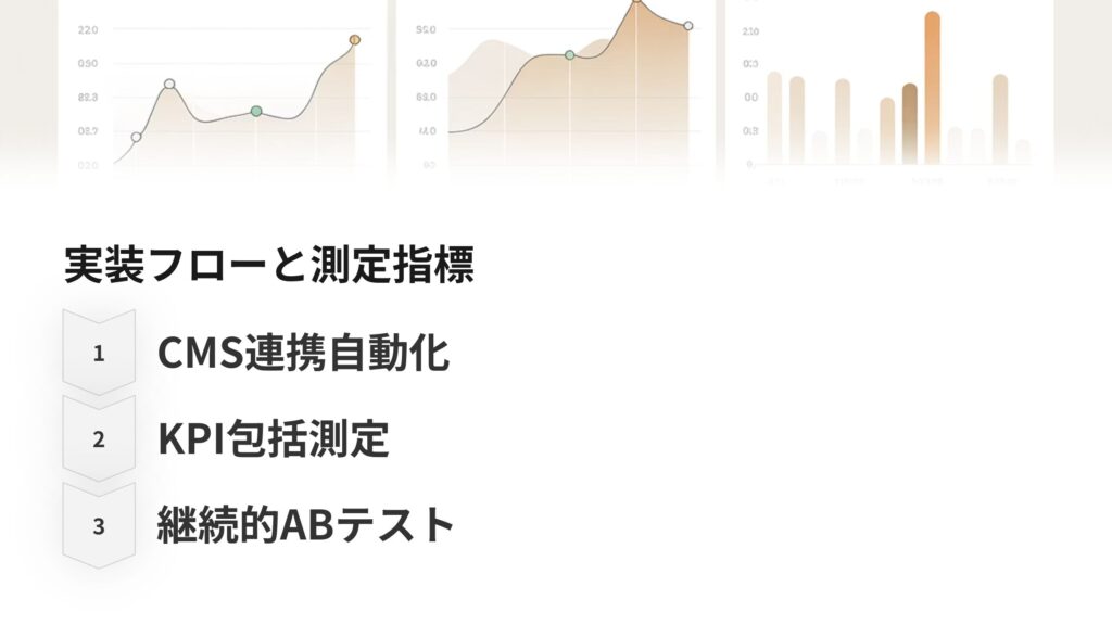 実装フローと測定指標