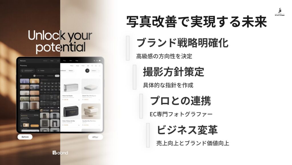 写真改善で実現できる未来