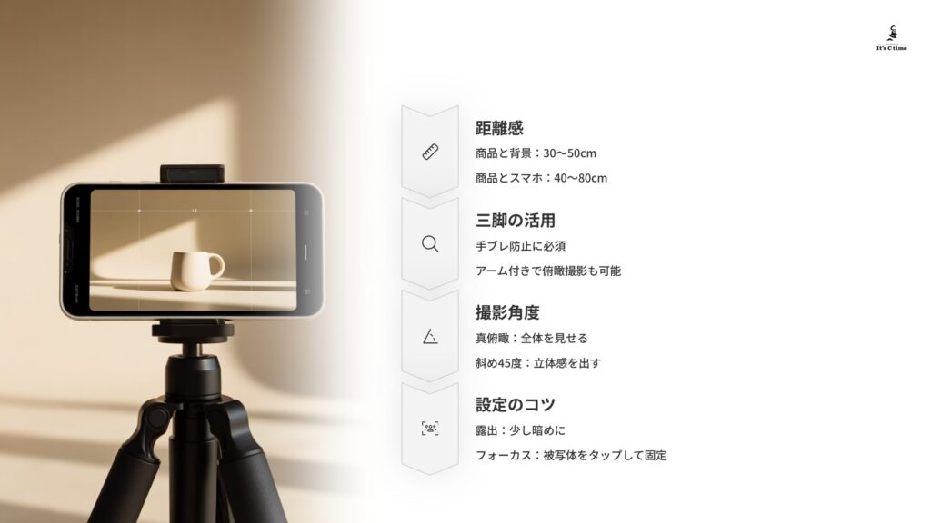 スマホカメラの設定