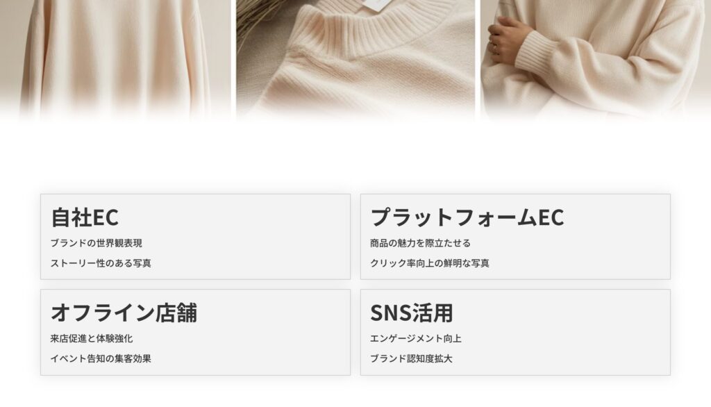 チャネルを横断する「高品質なビジュアル」の力