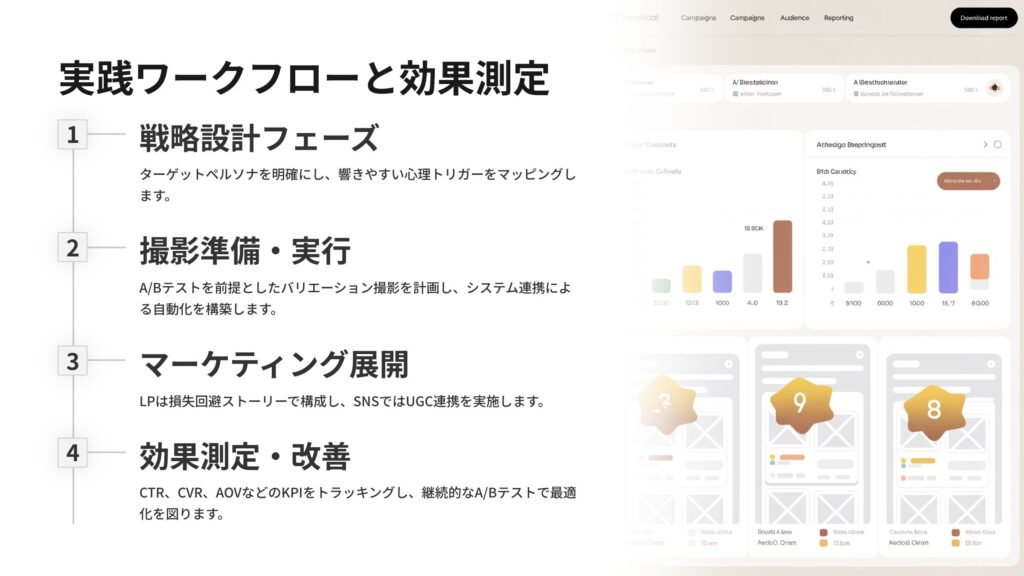 実践ワークフローと効果測定・改善