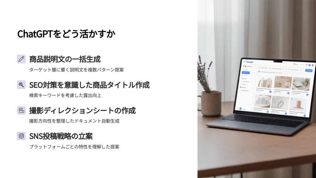 ChatGPTとは? EC事業者の撮影業務にどう活かせるのか