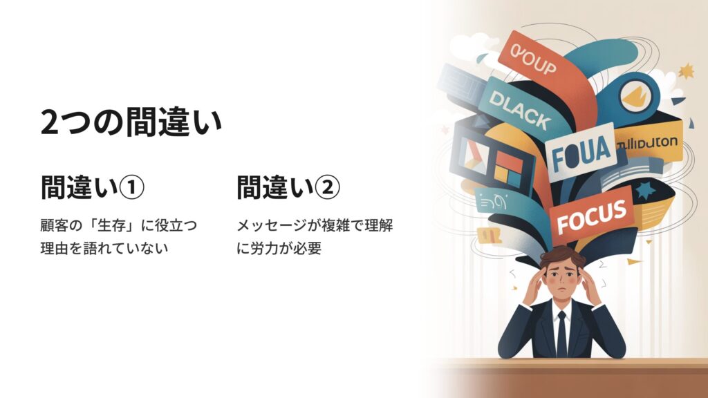 2つの間違い