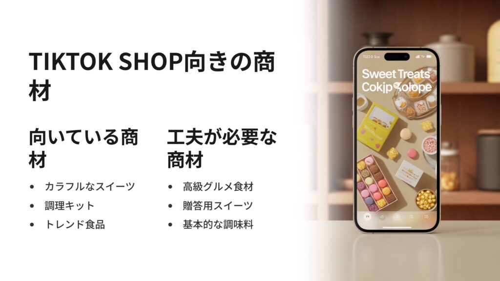 TikTok Shop向きの商材・向かない商材